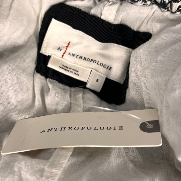 NWT Anthropologie Floral Linen Cotton Maxi Dress Pockets Sz S Fairy Sweetheart - Picture 2 of 15